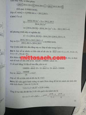 Tuyển tập các đề thi Giải toán trên máy tính (Trung học cơ sở 2003-2011)