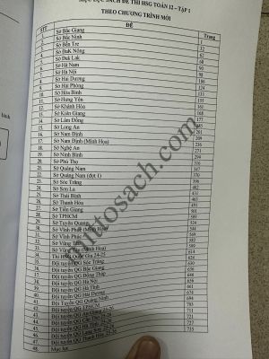 Bộ đề Học sinh giỏi Toán 12 chương trình mới - Tập 1 - Đề thi các tỉnh (Miễn phí ship)