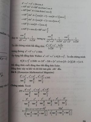 Các chuyên đề chọn lọc sáng tạo và chứng minh bất đẳng thức hình học