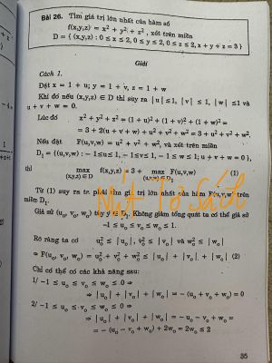 Các phương pháp tìm giá trị lớn nhất nhỏ nhất 8-9- Phan Huy Khải
