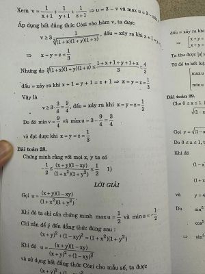 Các bài toán về giá trị lớn nhất và giá trị nhỏ nhất - Nguyễn Thái Hòe