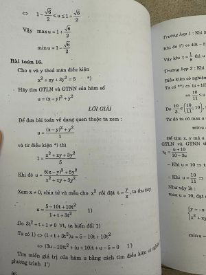 Các bài toán về giá trị lớn nhất và giá trị nhỏ nhất - Nguyễn Thái Hòe