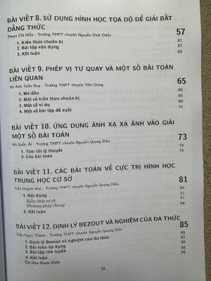 KỶ YẾU HỘI THẢO TOÁN HỌC PHỔ THÔNG TỈNH ĐỒNG THÁP - lần thứ nhất