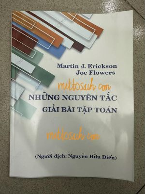 NHỮNG NGUYÊN TẮC GIẢI BÀI TẬP TOÁN - Martin J. Ericson Joe Flowers - Nguyễn Hữu Điển dịch