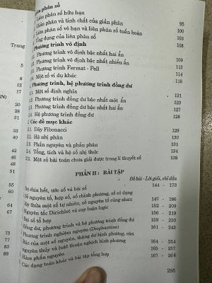 Lý thuyết số: Các định lí cơ bản và Bài tập chọn lọc - PGS Vũ Dương Thụy - Nguyễn Văn Nho - Trần Hữu Nam