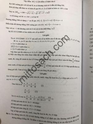 100 đề thi Học sinh giỏi Toán 9 chương trình mới 2024 (miễn phí giao hàng)