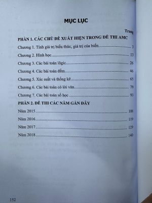 Toán học Hoa Kỳ -  AMC8 - Một số chuyên đề chọn lọc
