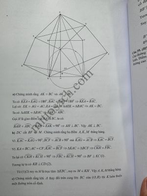 Bồi dưỡng HSG TOÁN 9 - Tập 1 - Hình học phẳng (miễn phí giao hàng)