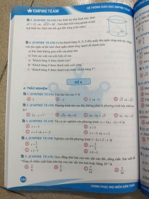 CHINH PHỤC TOÁN 9 - KIẾN THỨC NỀN TẢNG LUYỆN THI VÀO 10 - Nguyễn Đức Tấn
