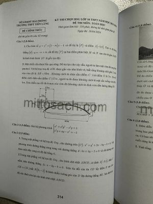 Tuyển chọn và hướng dẫn giải đề thi học sinh giỏi Toán 10 năm 2024 (miễn phí giao hàng)