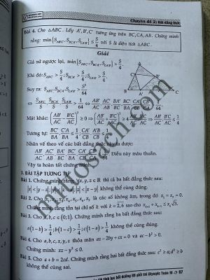 Tinh lọc các chuyên đề Bồi dưỡng Olympic Toán 10 - Huỳnh Công Thái