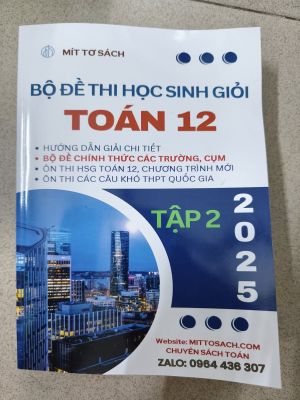 Bộ đề Học sinh giỏi Toán 12 chương trình mới - Tập 2 - Đề thi các trường, cụm (Miễn phí ship)