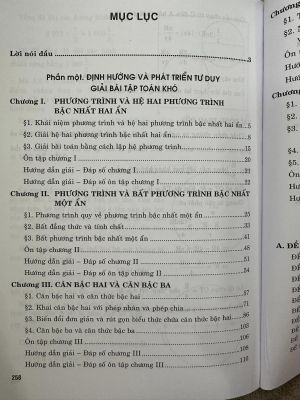 Định hướng và phát triển tư duy giải bài tập Toán Khó lớp 9 - Nguyễn Đức Tấn (miễn phí giao hàng)