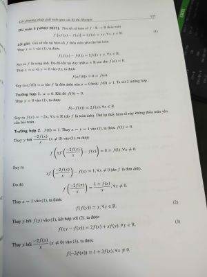 CÁC PHƯƠNG PHÁP GIẢI TOÁN QUA CÁC KỲ THI OLYMPIC (Gặp gỡ Toán học năm 2023)