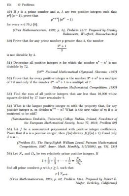 Một số chủ đề số học chọn lọc - Problem solving and selectes topic in number theory