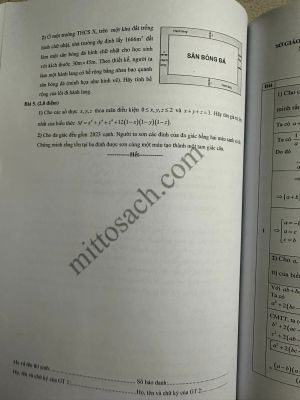 Tuyển chọn và hướng dẫn giải 123 đề thi học sinh giỏi Toán 8 chương trình mơi 2023-2024