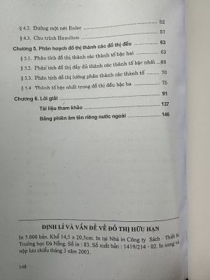 Định lý và vấn đề về Đồ Thị Hữu Hạn - Vũ Đình Hòa