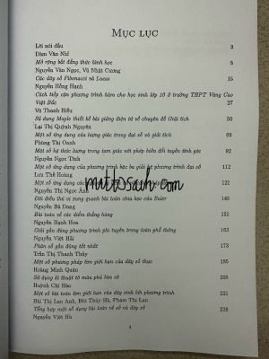 Hội thảo KH - Các chuyên đề BDHSG Toán - THPT Việt Bắc - Hội Toán Hà Nội