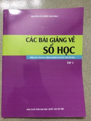 Bài giảng số học tập 2 - Nguyễn Vũ Lương