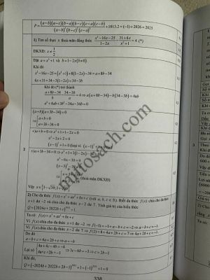 Tuyển chọn và hướng dẫn giải 123 đề thi học sinh giỏi Toán 8 chương trình mơi 2023-2024