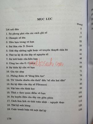 Các câu chuyện Toán học tập 4: Hữu hạn trong vô hạn