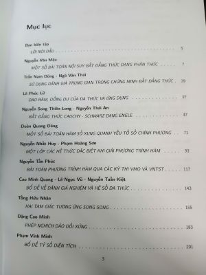 CÁC PHƯƠNG PHÁP GIẢI TOÁN QUA CÁC KỲ THI OLYMPIC (Gặp gỡ Toán học năm 2023)