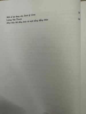 Hội thảo KH - Các chuyên đề BDHSG Toán - THPT Việt Bắc - Hội Toán Hà Nội