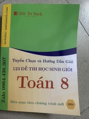 Tuyển chọn và hướng dẫn giải 123 đề thi học sinh giỏi Toán 8 chương trình mơi 2023-2024