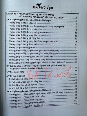 Tinh lọc các chuyên đề Bồi dưỡng Olympic Toán 10 - Huỳnh Công Thái