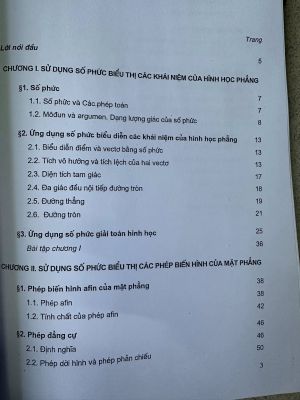 Giáo trình: Ứng dụng số phức trong giải toán hình học