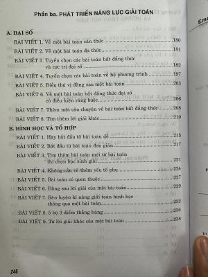 Định hướng và phát triển tư duy giải bài tập Toán Khó lớp 9 - Nguyễn Đức Tấn (miễn phí giao hàng)