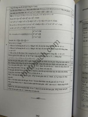 Tuyển chọn và hướng dẫn giải 123 đề thi học sinh giỏi Toán 8 chương trình mơi 2023-2024