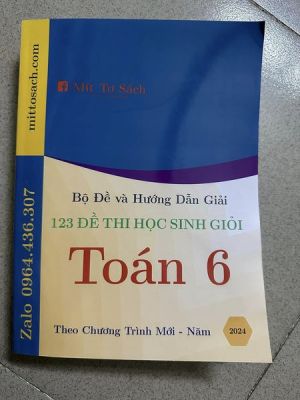 Tuyển chọn và hướng dẫn giải 123 đề thi học sinh giỏi Toán 6 (năm 2023-2024)