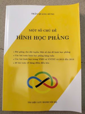 Tuyển tập tài liệu hình học phẳng - Trần Quang Hùng  (miễn phí giao hàng)