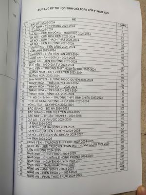 TUYỂN CHỌN & HƯỚNG DẪN GIẢI BỘ ĐỀ THI HSG TOÁN 11 - 2026