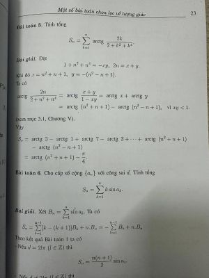 Một số bài toán chọn lọc về lượng giác - Nguyễn Văn Mậu