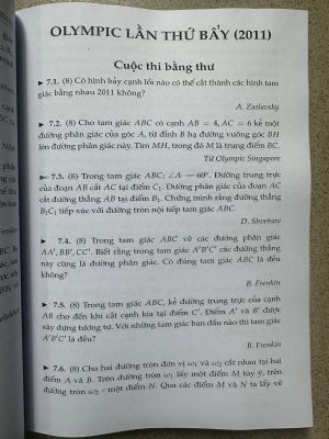 CÁC KỲ OLYMPIC MANG TÊN - KVANT 134 - Sharygina, Zaslavsky 2010 - 2014 - Nguyễn Hữu Điển dịch