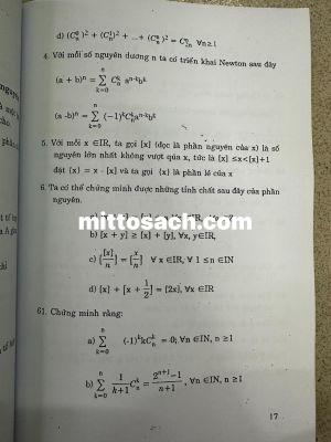 Những bài toán chọn lọc cho trường chuyên lớp chọn - Tập 1 - Đại số - Đỗ Đức Thái