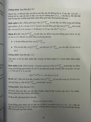 GIẢI TÍCH II - Terence Tao