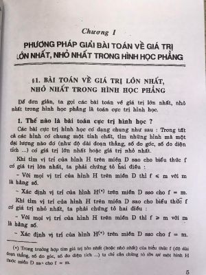 Các bài toán về giá trị lớn nhất, nhỏ nhất trong hình học phẳng THCS - Vũ Hữu Bình