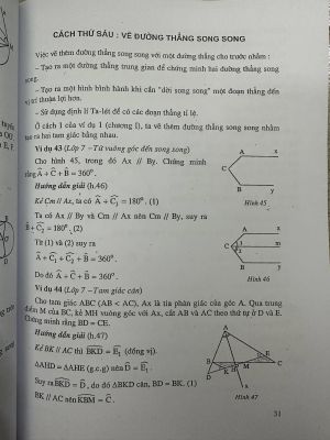 Tìm các giải bài toán hình học THCS - Vũ Hữu Bình