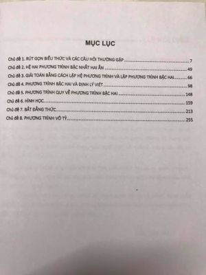 Toán chọn lọc ôn thi vào 10 - Nguyễn Thế Chinh