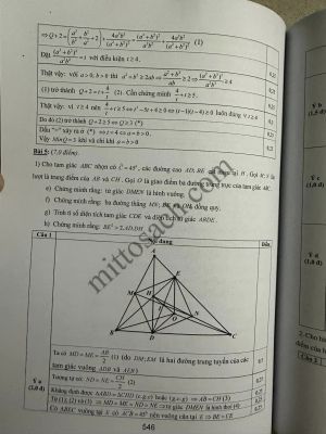 Tuyển chọn và hướng dẫn giải 123 đề thi học sinh giỏi Toán 8 chương trình mơi 2023-2024