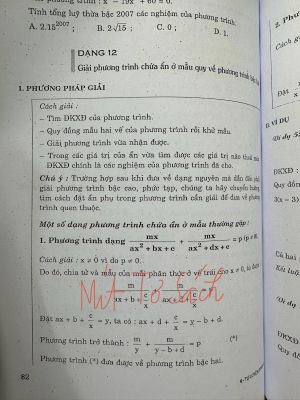 Tự luyện phương trình đại số theo chủ đề  - Nguyễn Đức Tấn
