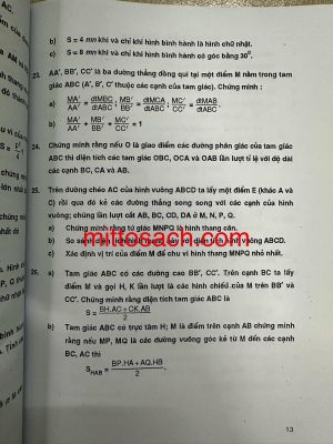Tài liệu chuyên Toán Hình học 8-9 SỞ GD ĐT TP Hồ Chí Minh
