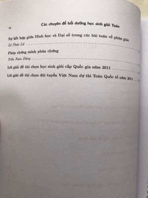 Các phương pháp giải toán qua kì thi Olympic: Gặp gỡ toán học 2011