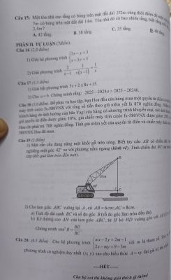 150 ĐỀ KIỂM TRA ĐỊNH KỲ TOÁN 9 - CHƯƠNG TRÌNH MỚI (Miễn phí giao hàng)
