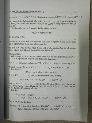 Chuyên đề chọn lọc Đa thức và áp dụng  - Nguyễn Văn Mậu - Trân Nam Dũng