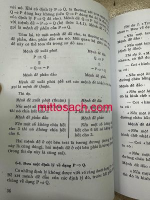 Những yếu tố logic trong môn toán ở trường phổ thông cấp 2 - Hoàng Chúng