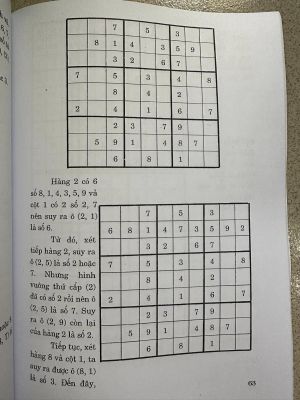 Phát triển tư duy Toán học 5: Ma phương, sodoku và bài toán ô số